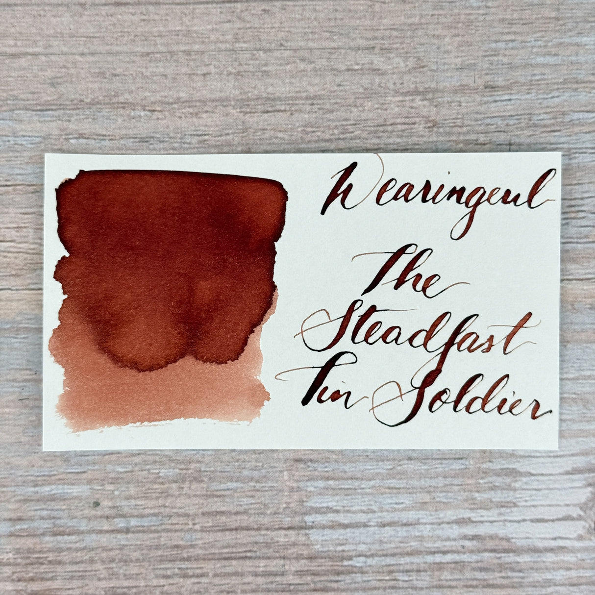 Wearingeul The Steadfast Tin Soldier - 30ml Bottled Ink