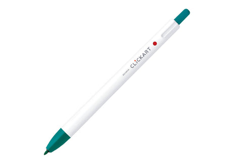 Zebra ClickArt Retractable Marker Pen - Green Black