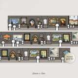 TheCoffeeMonsterzCo Museum Musings Washi Tape - 20mm