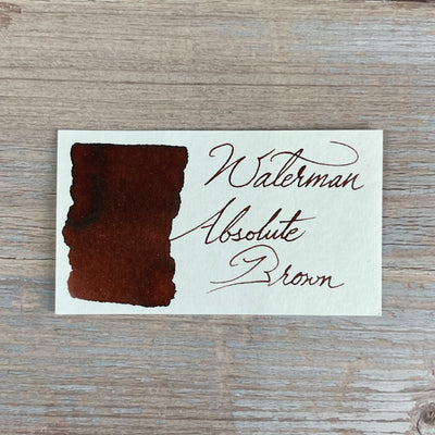 Waterman Absolute Brown - 50ml Bottled Ink