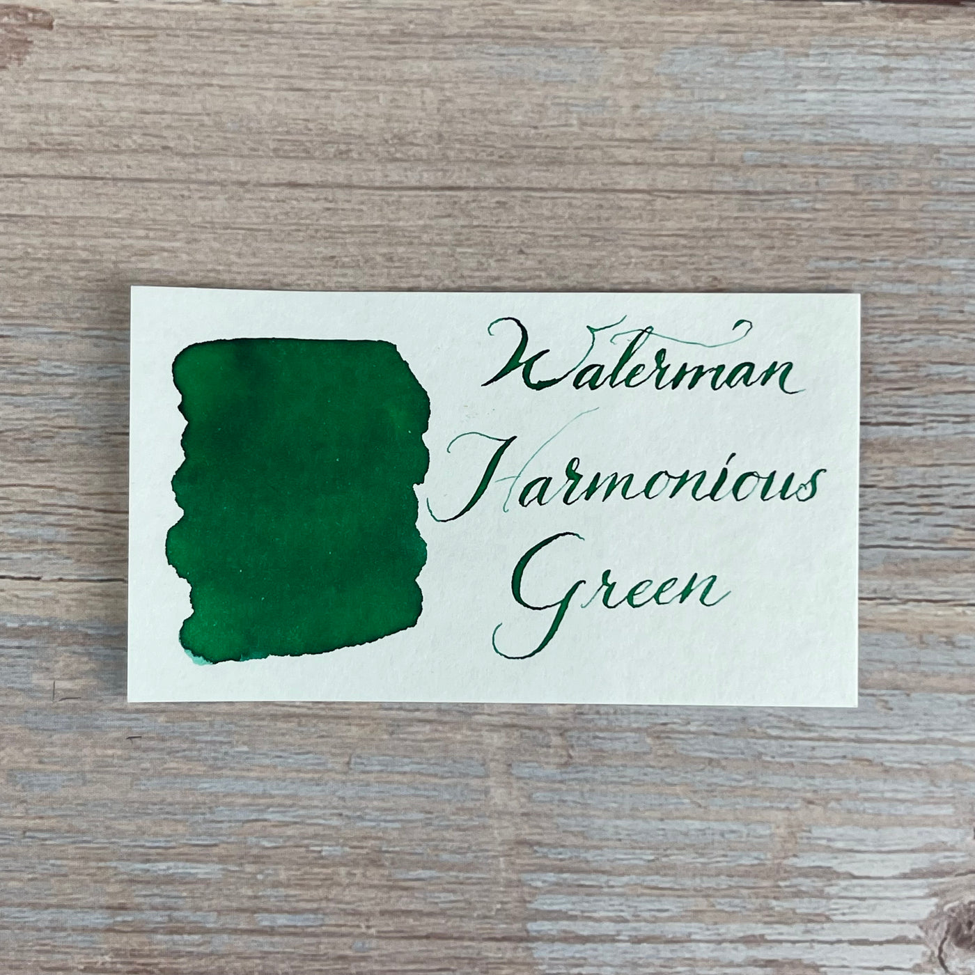 Waterman Harmonious Green - 50ml Bottled Ink