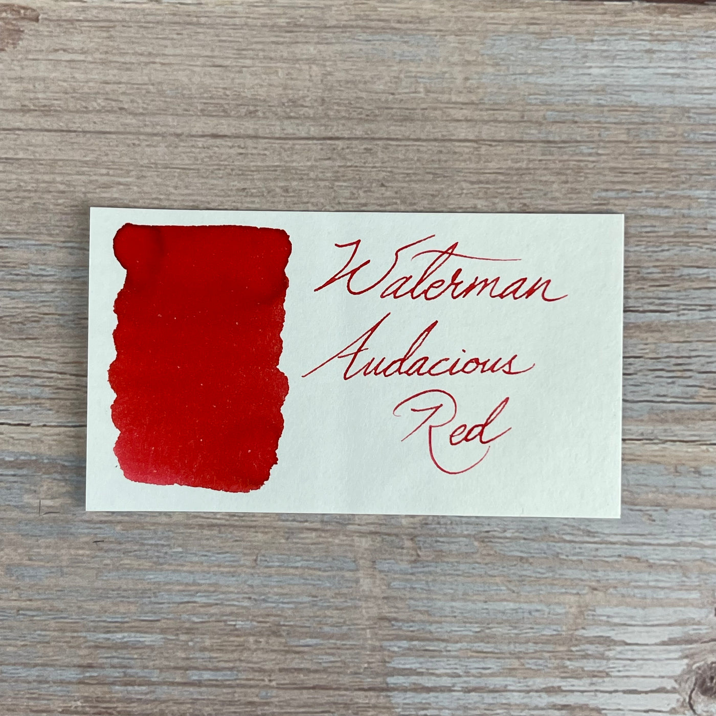 Waterman Audacious Red - 50ml Bottled Ink