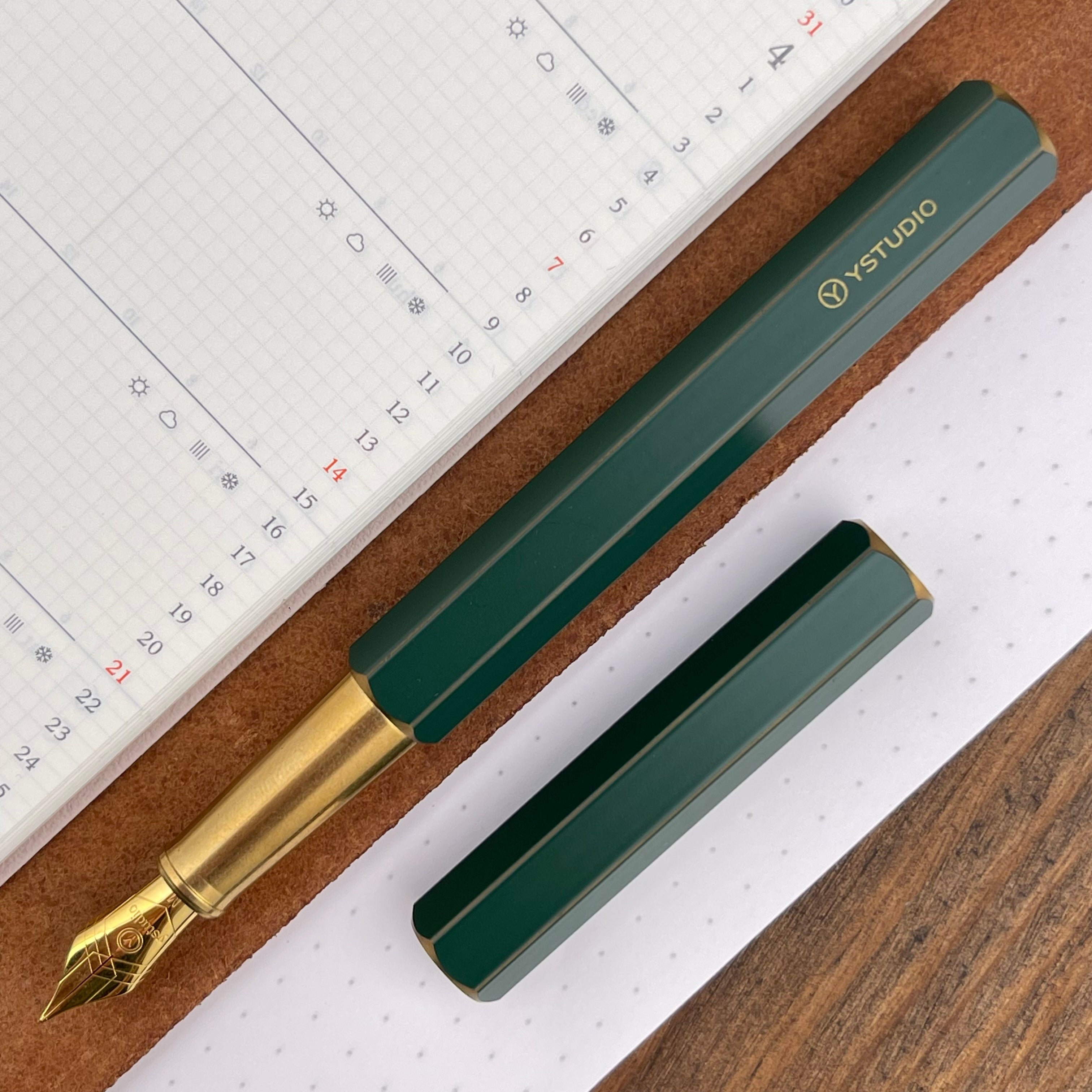 ystudio Classic Fountain Pen - Revolve Green – Atlas Stationers