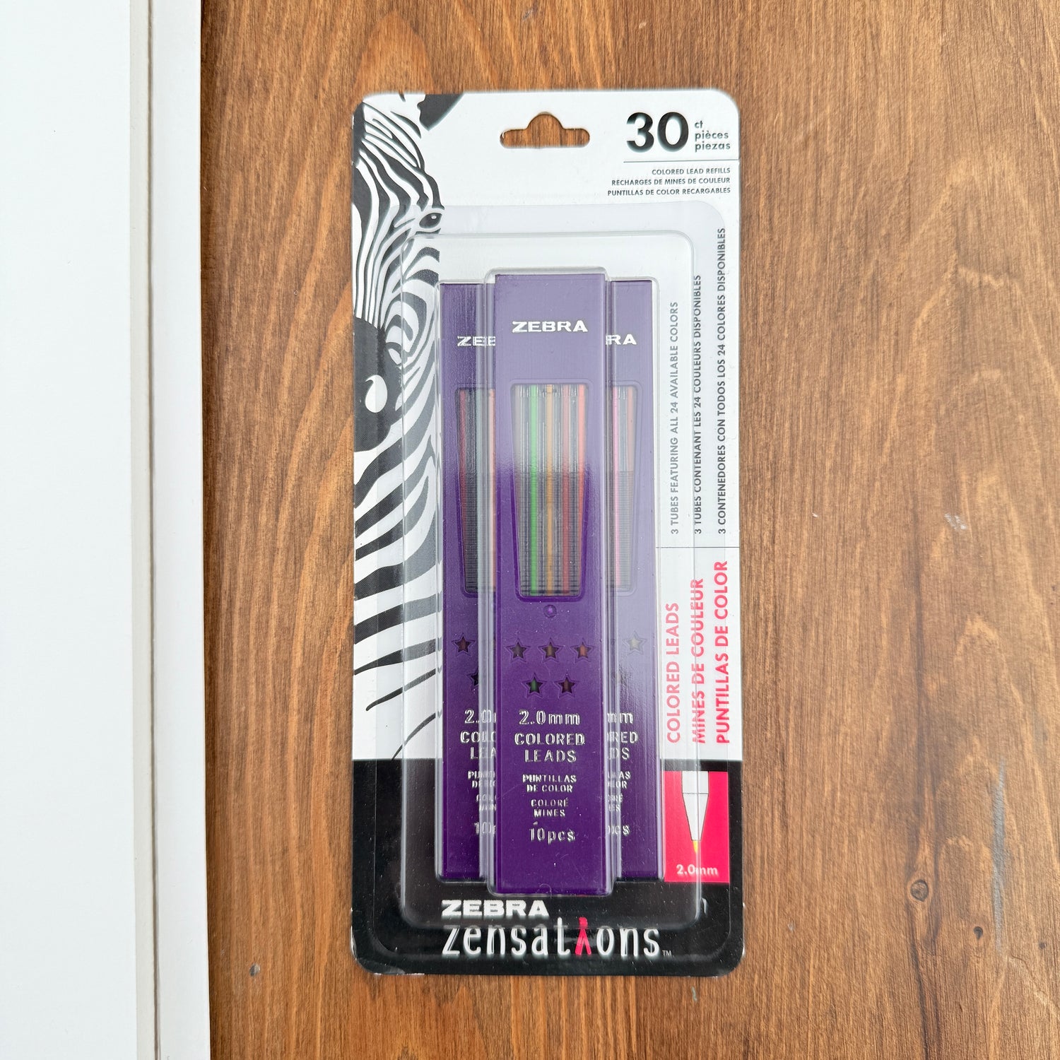 Zebra Zensations Colored Mechanical Pencil Assorted Lead Refill