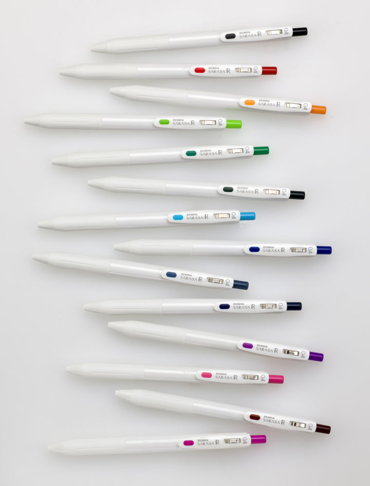 Zebra Sarasa R Retractable Gel Pen - 0.4mm – Atlas Stationers