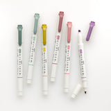 Zebra Mildliner Dual-Tip Creative Highlighter - Assorted 6-Pack