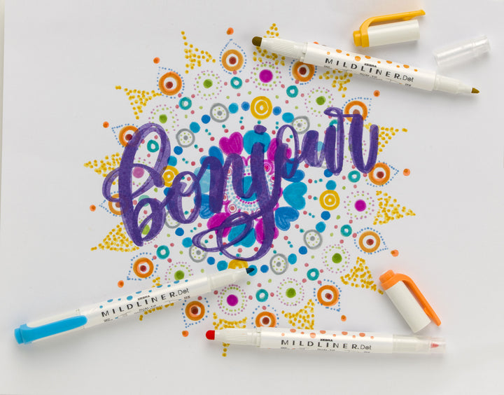 Zebra Mildliner Dual-Tip Dot Marker