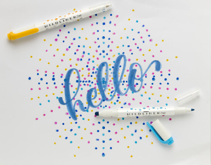 Zebra Mildliner Dual-Tip Dot Marker