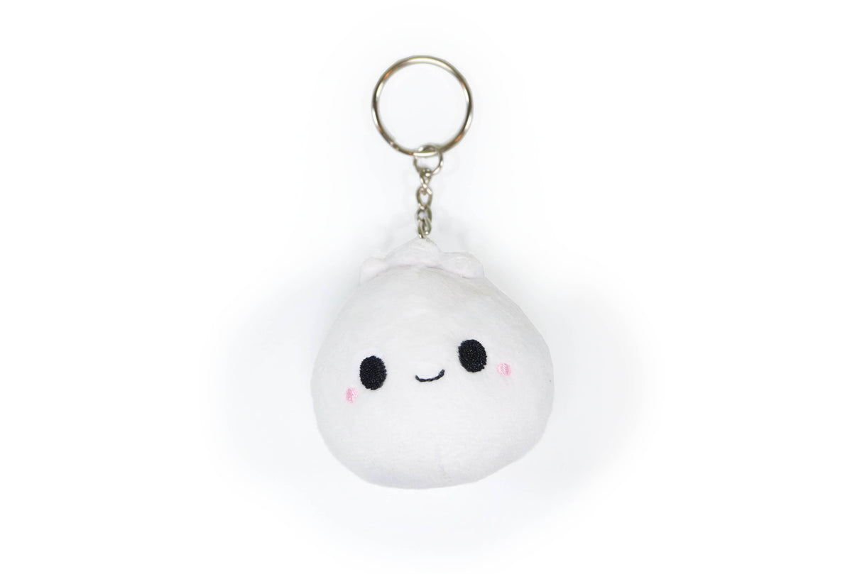 Tiny Bao Plush Keychain: With Steamer