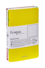 Fabriano Ecoqua Pocket-Sized Notebook - 4 Notebook Pack