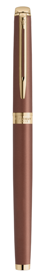 Waterman Hémisphère Understated Edit Fountain Pen - Metallic Copper Red