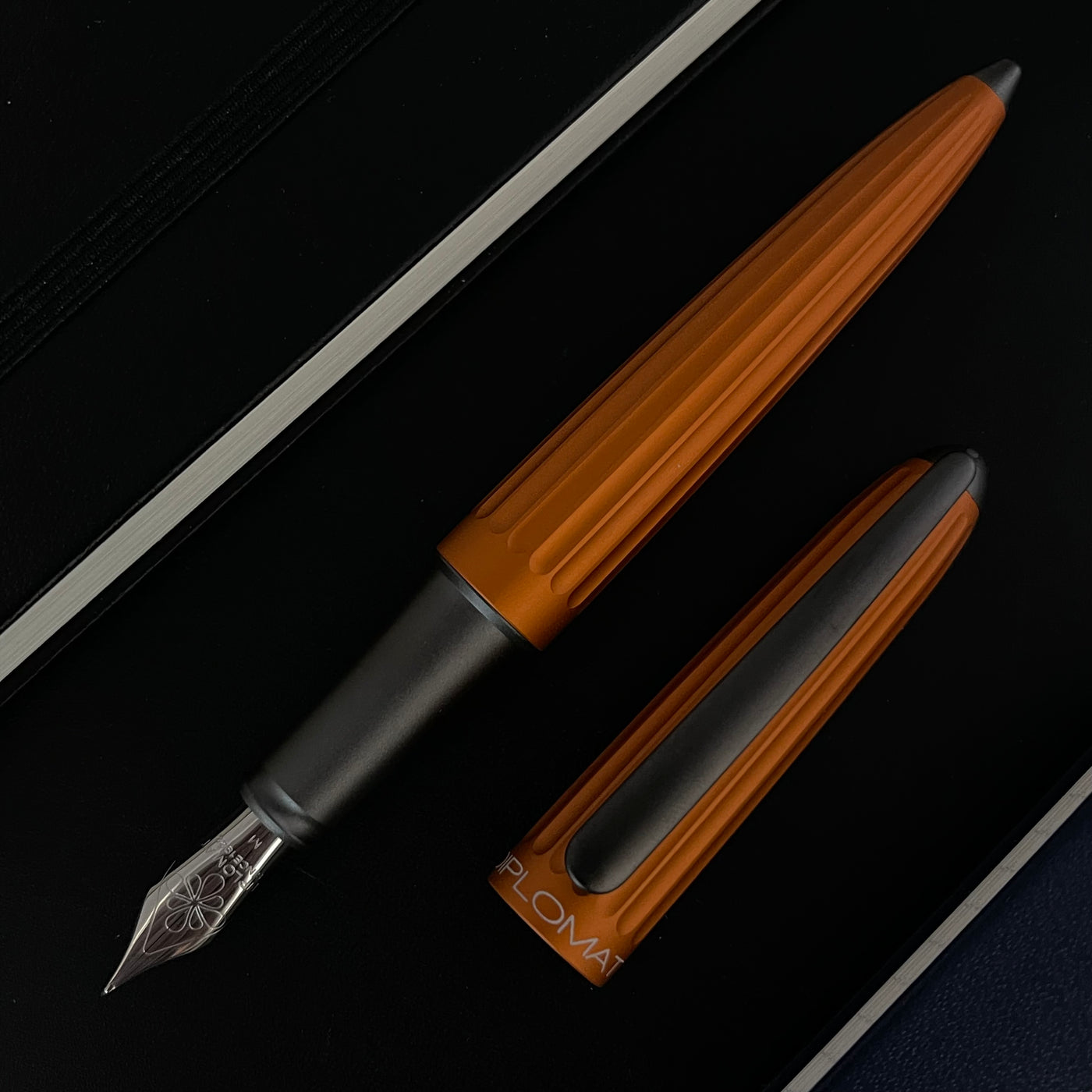 Diplomat Aero Fountain Pen - Orange