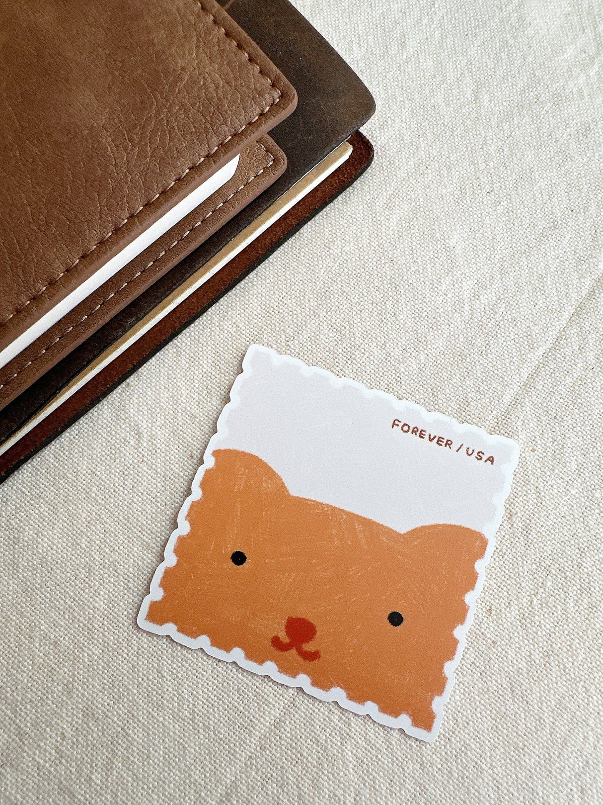 Bloom Paper Studio First Class Cutie Stamp Die Cut Sticker