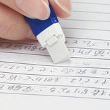 Pentel Ain Clic Knock Triangular Eraser with Clip - Metallic Blue