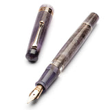 Leonardo Momento Magico Fountain Pen - Amethyst w/ Rose Gold