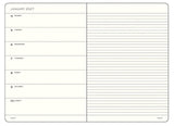 Leuchtturm Weekly Planner & Notebook 2027, 18 Months, Ruled, English
