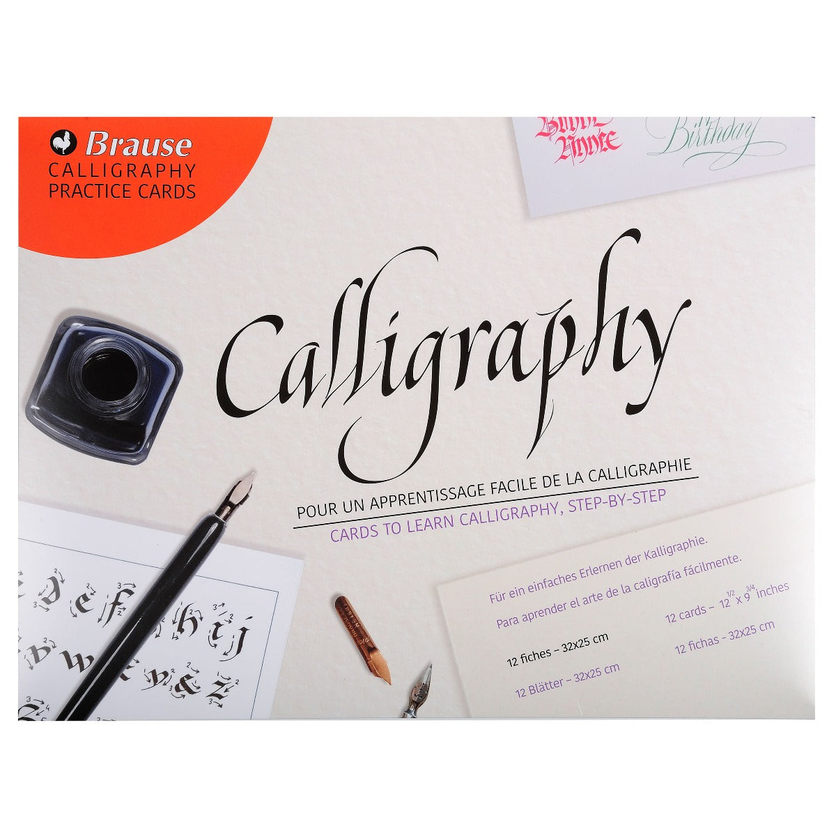 Brause - Calligraphy Lettering Practice Cards – Atlas Stationers