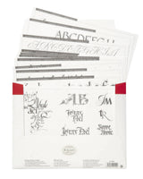 Brause - Calligraphy Lettering Practice Cards