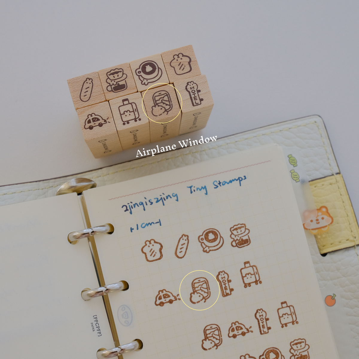 2jingis2jing Mini Rubber Stamp