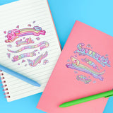 Rainbow Animals Vinyl Sticker Sheet