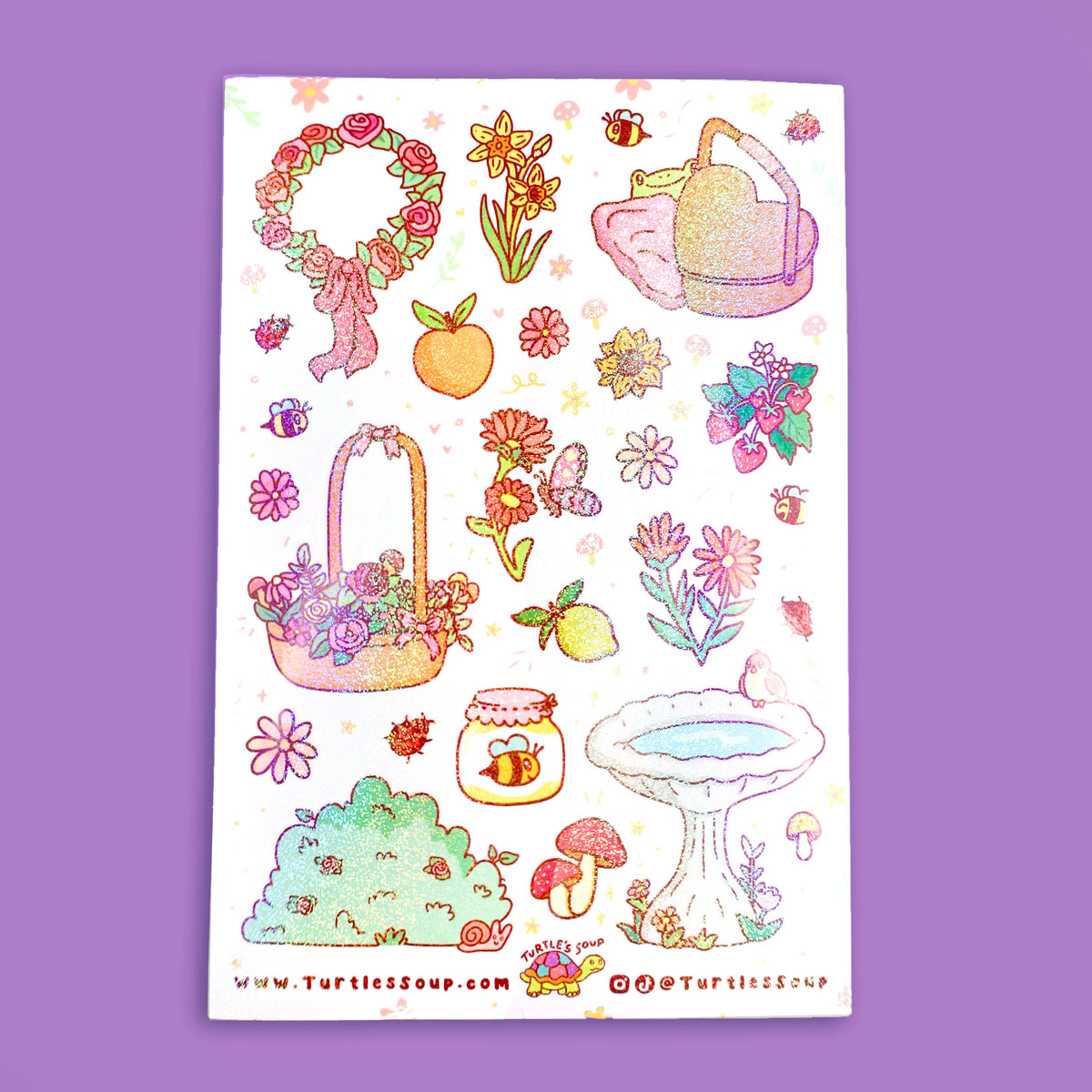 Cottage Core Garden Stationery Sticker Sheet – Atlas Stationers
