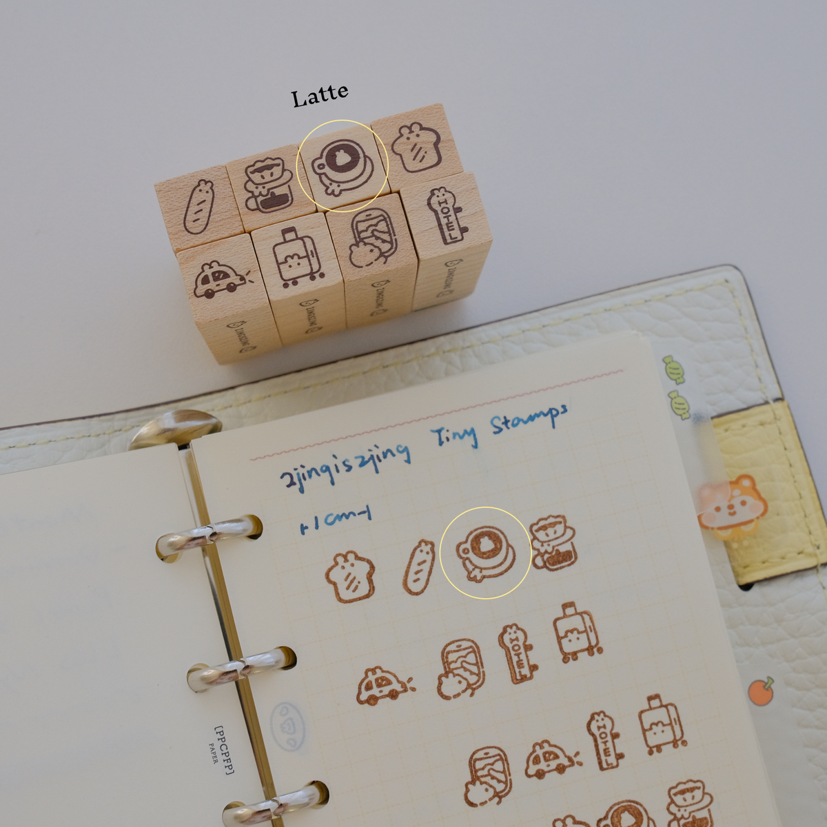 2jingis2jing Mini Rubber Stamp