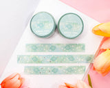 Unicorn Eclipse Green Galaxy Silver Foil Washi Tape