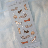 dana ate oatmeal! Flying Doxies PET Sticker Sheet