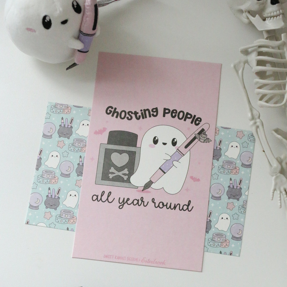 Esterbrook x Sweet Kawaii Design Pastel Halloween Blotter Papers
