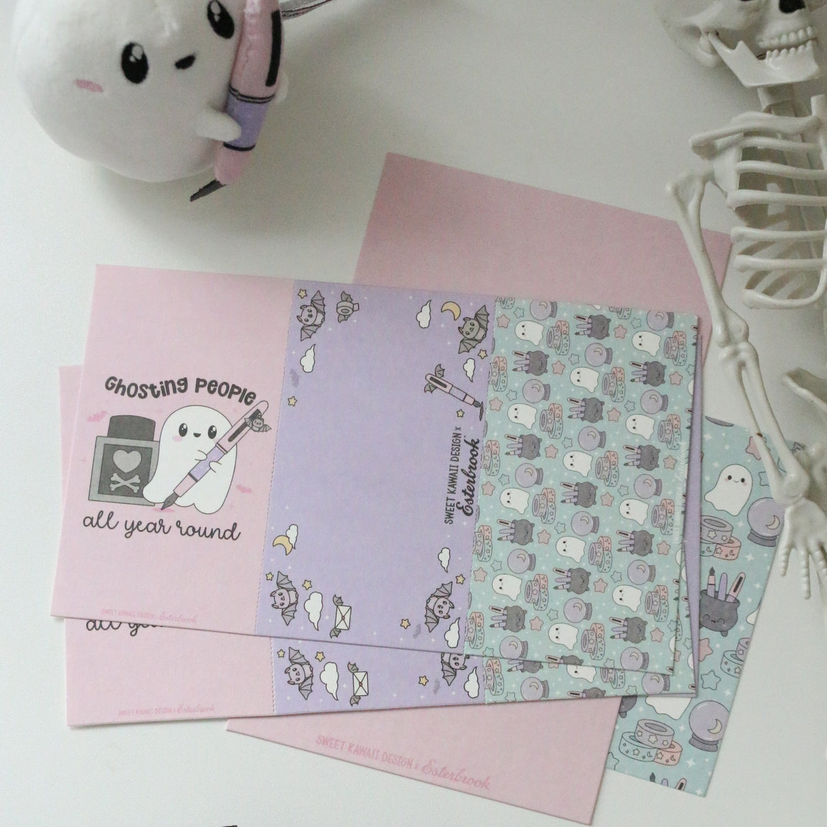 Esterbrook x Sweet Kawaii Design Pastel Halloween Blotter Papers