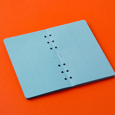 Plotter Refill Memo Pad - Blue Paper - Grid - Bible Size