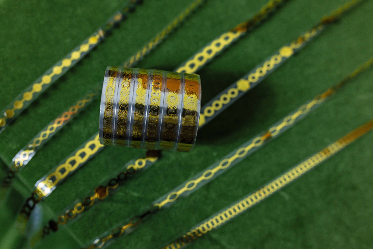 CoraCreaCrafts Metal Chain Tape Set