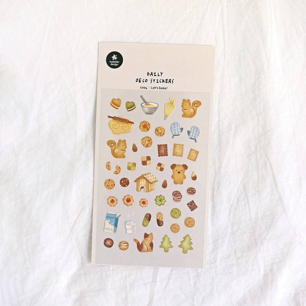 Suatelier Design Stickers - Let's bake!