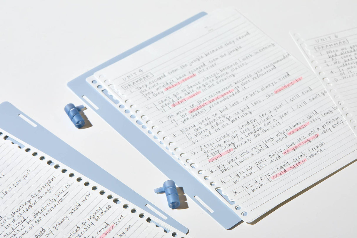 LASENO Spiral Ring Notebook - A5 Size