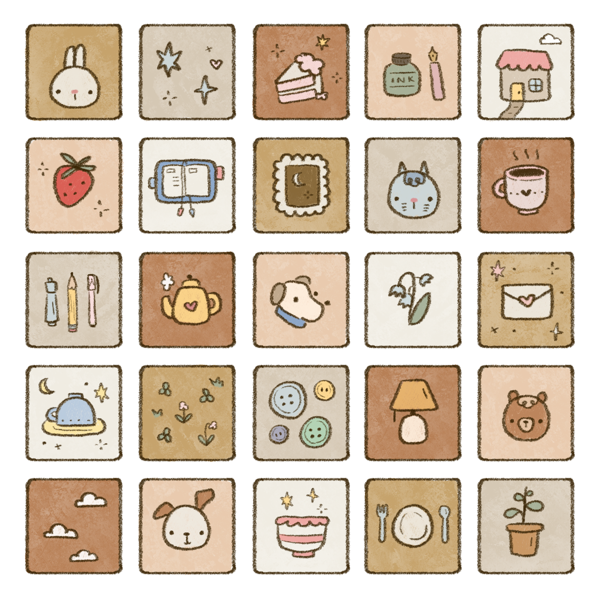 dana ate oatmeal! Patchwork Sticker Sheet