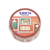 Kamiiso Washi Tape - Christmas Limited - Stamp Collection (Limited Edition)