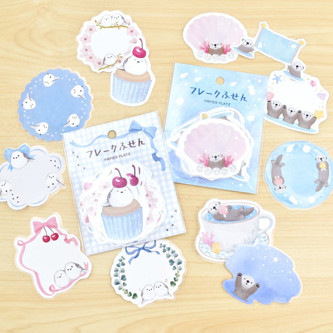 Papier Platz MILINA Flake Sticky Notes - Love Shimaenaga