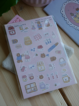 dana ate oatmeal! Jam jars washi sticker sheet