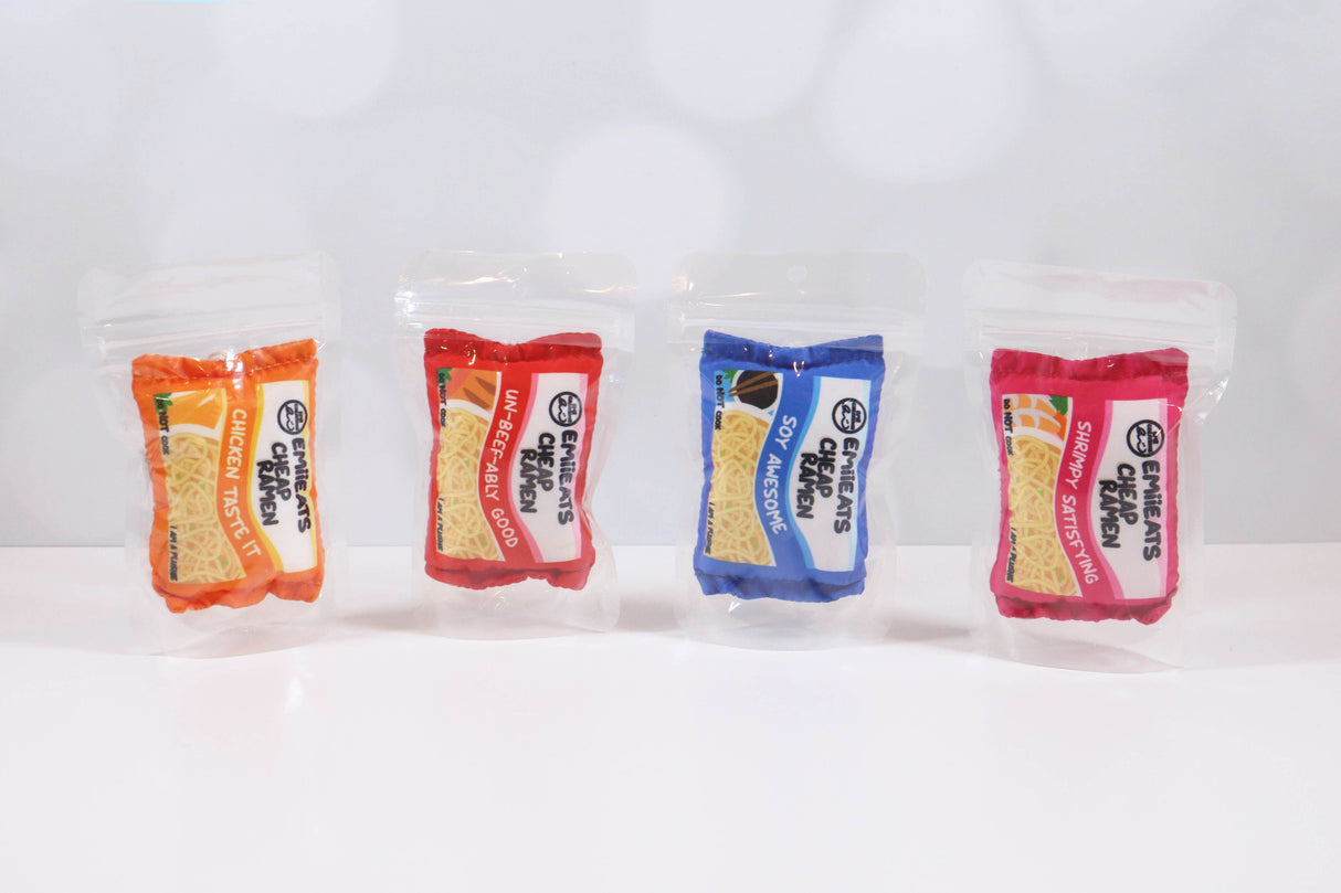 Tiny Instant Cheap Ramen Noodle Plush Keychain