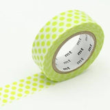 MT Washi Tape - Dot Lime