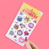 Flower Kitties Cute Cat Art Stationery Vinyl Sticker Sheet