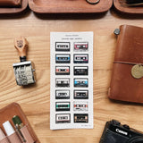 Sarica Studio Cassette Tape Stickers