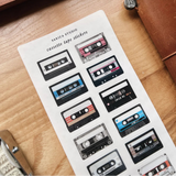 Sarica Studio Cassette Tape Stickers