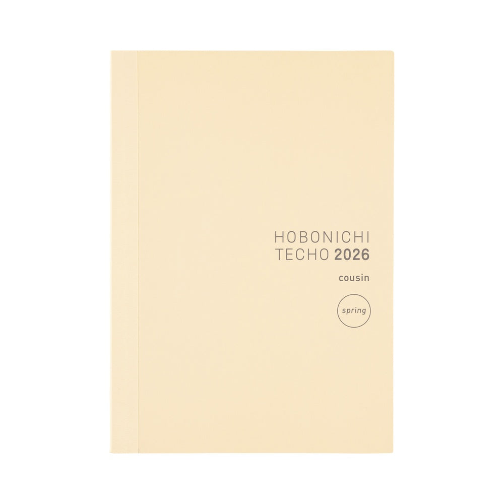 Hobonichi Techo A5 Japanese Cousin Book - Monday Start (April Start)