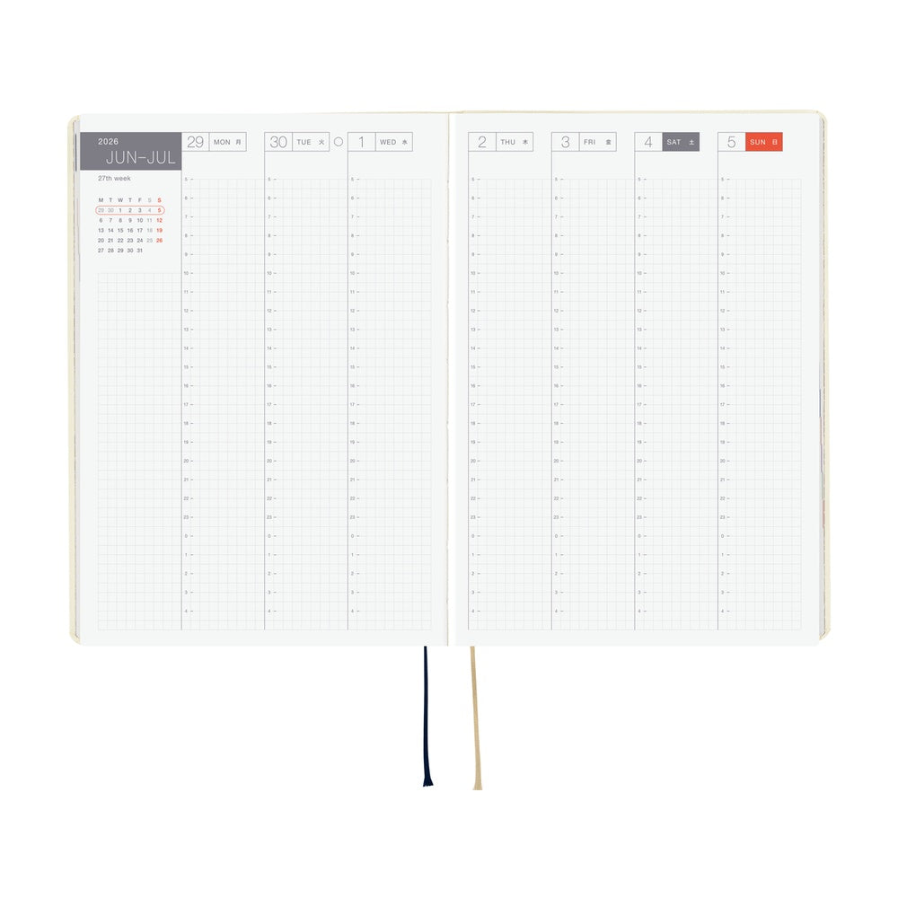 Hobonichi A5 Hon - Slash (Ivory)