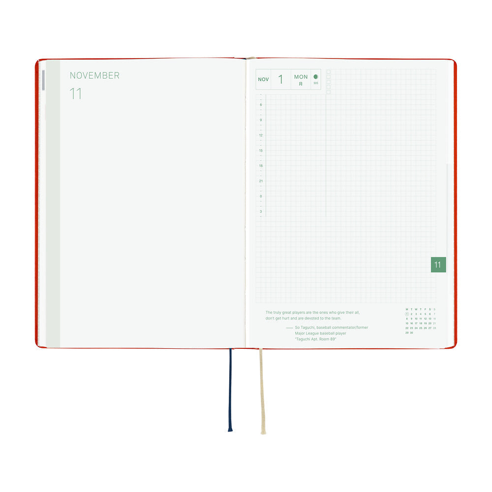 Hobonichi A5 Hon - Yumi Kitagishi: White Cat and Rabbit’s Tea Room