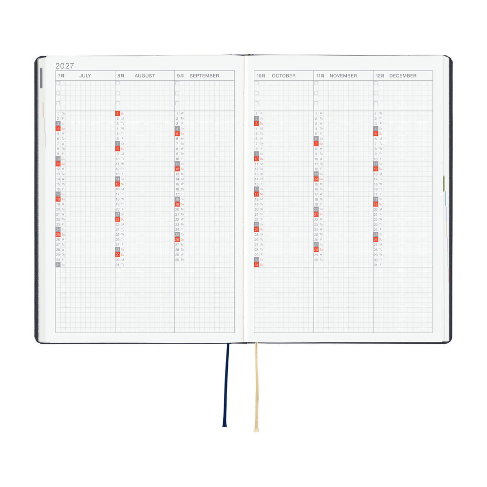 Hobonichi A5 Hon - Slash (Navy)