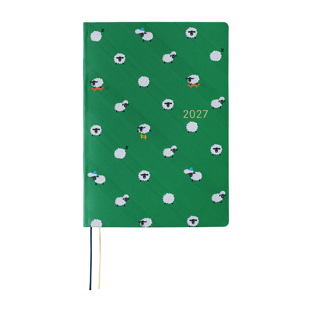 Hobonichi A5 Hon - Bow & Tie: Sheep Sheep Sheep
