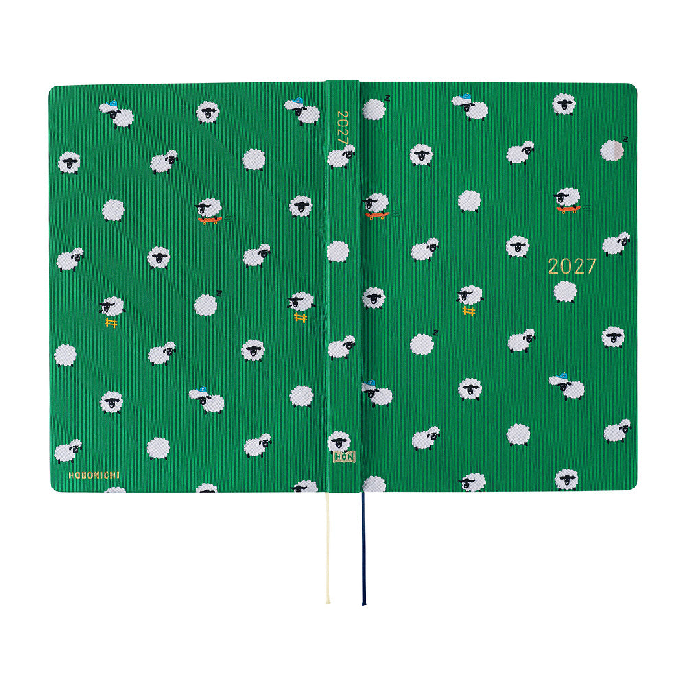 Hobonichi A5 Hon - Bow & Tie: Sheep Sheep Sheep