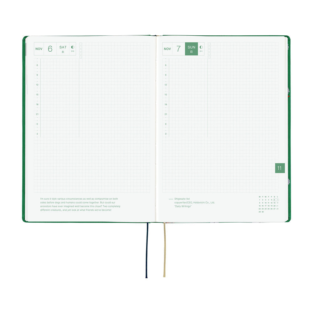 Hobonichi A5 Hon - Bow & Tie: Sheep Sheep Sheep